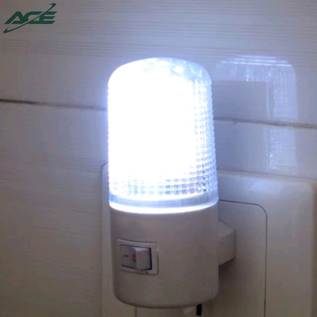 Mini Led Manual on/off Switch Plugin Night Light Bright White Indoor
