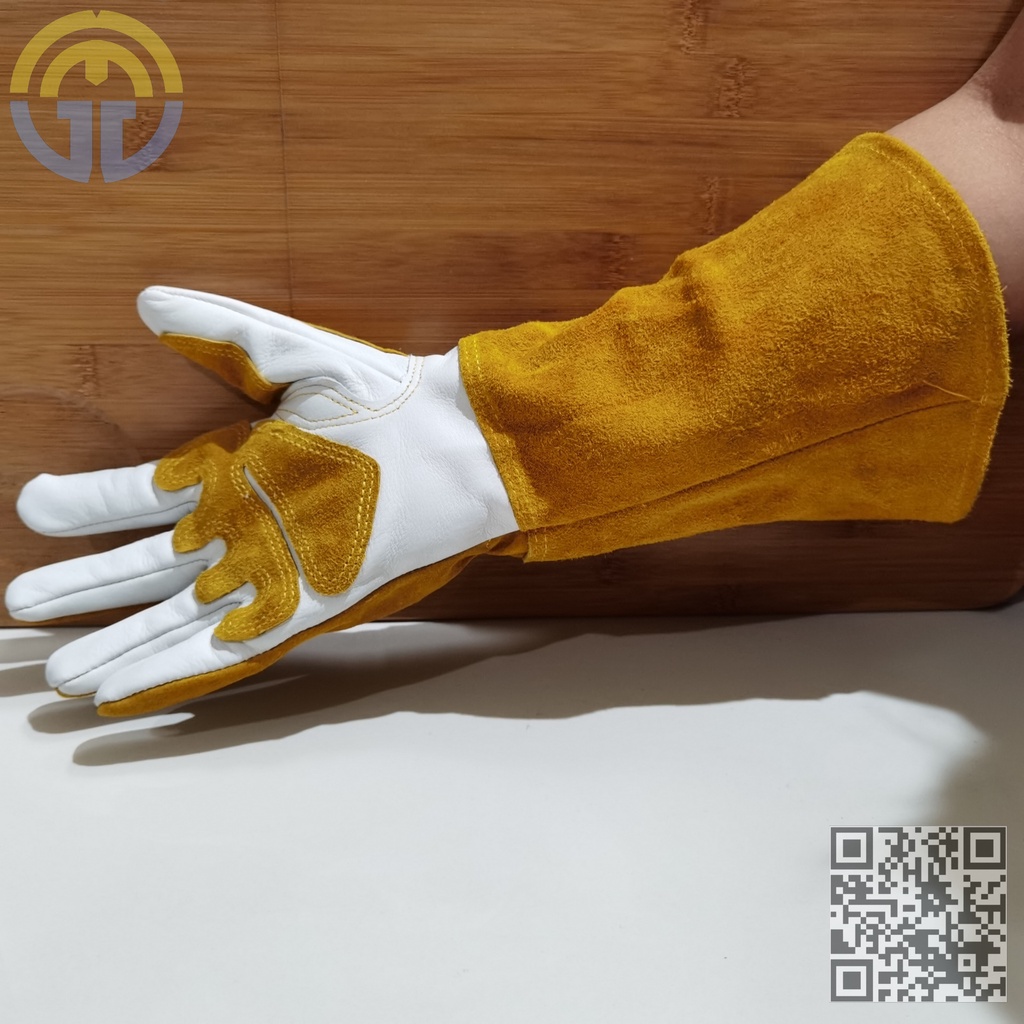 Genuine Welding Gloves Leather MIG TIG SMAW Heat Resistant Shopee