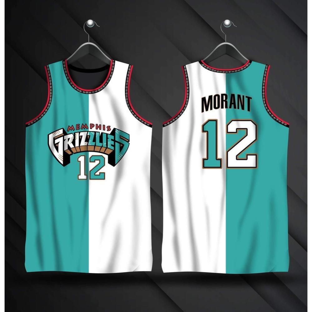 Basketball Jersey Customized Name Drifit Memphis Grizzlies Ja Morant ...