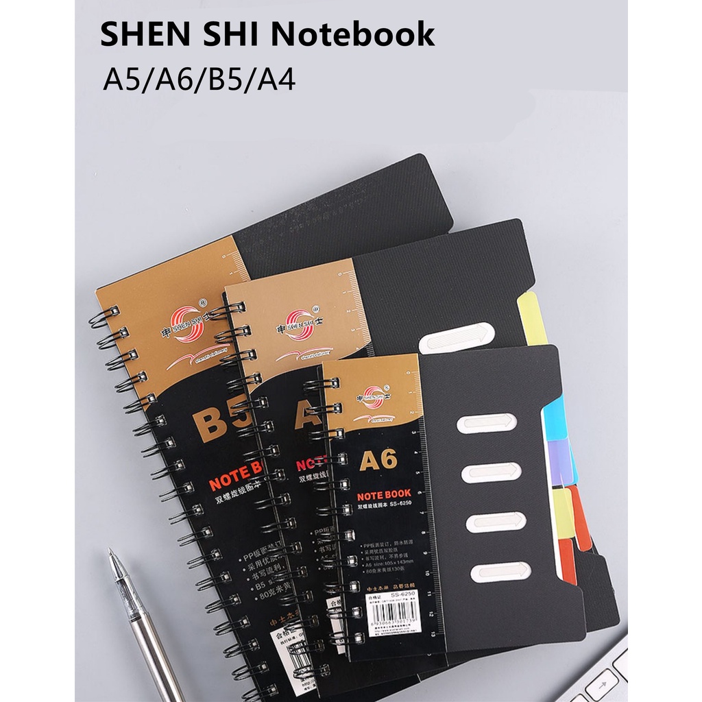 shenshi-notebook-a5-a6-b5-shopee-philippines