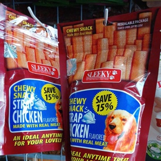 ✐Sleeky Chewy snack strap dog treats 175g