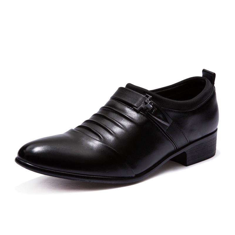 Leather Shoes For Men Casual Shoes Wedding\office\school Shoes Shopee