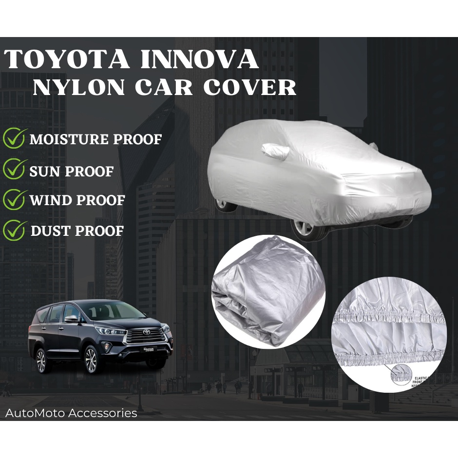 TOYOTA INNOVA CAR COVER SUITABLE FOR INDOOR AND OUTDOOR DUSTPROTECTED