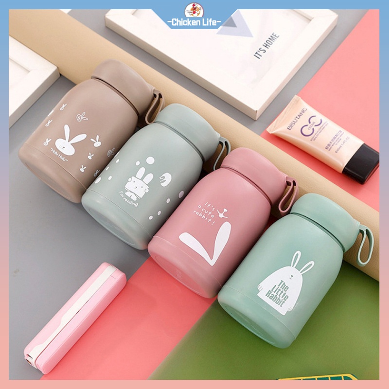 330ml Tumbler Hot and Cold Thumbler Thermal Bottle Rabbit Kids Vacuum