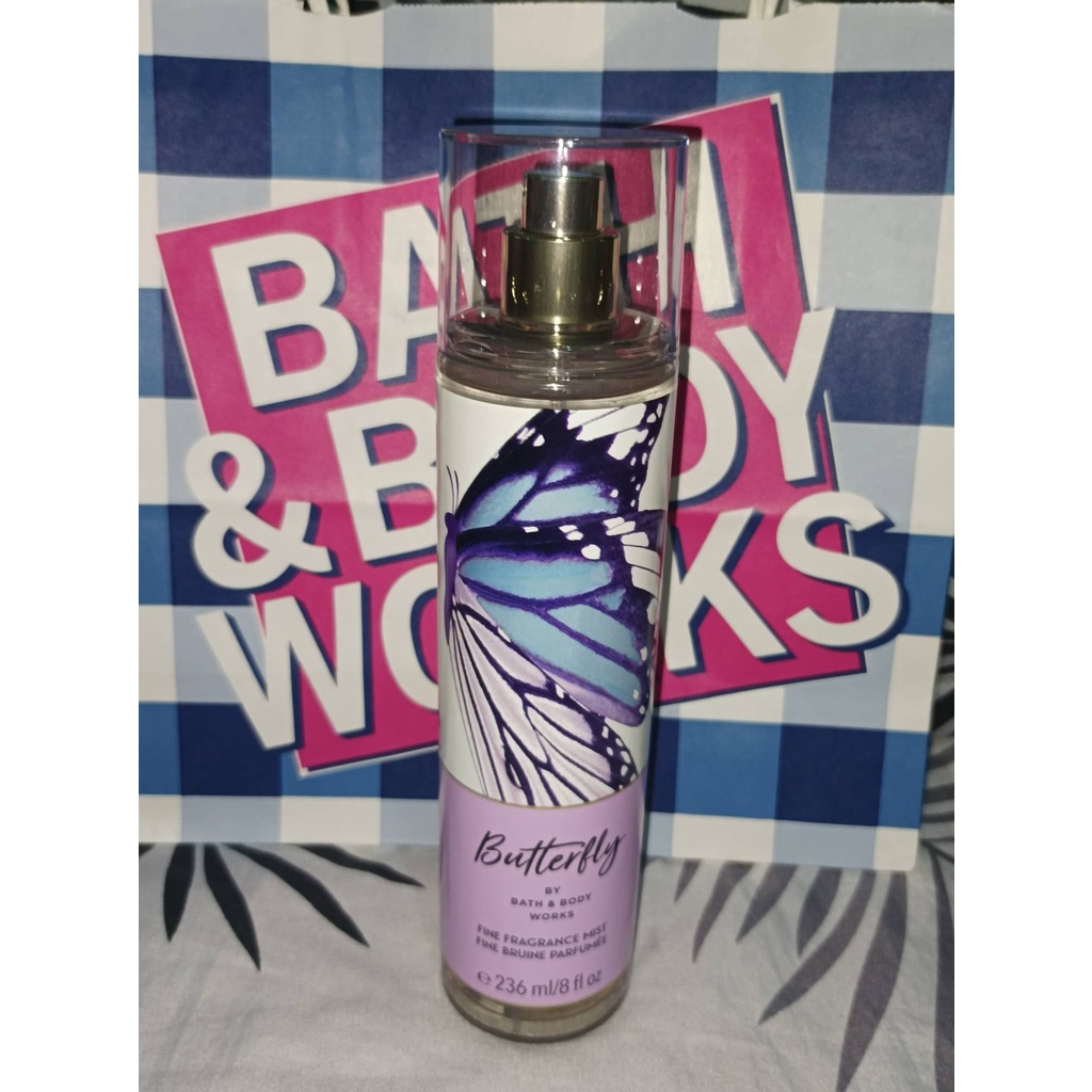 Original Butterfly Fine Fragrance Mist 236ml Bath And Body Works Shopee Philippines 