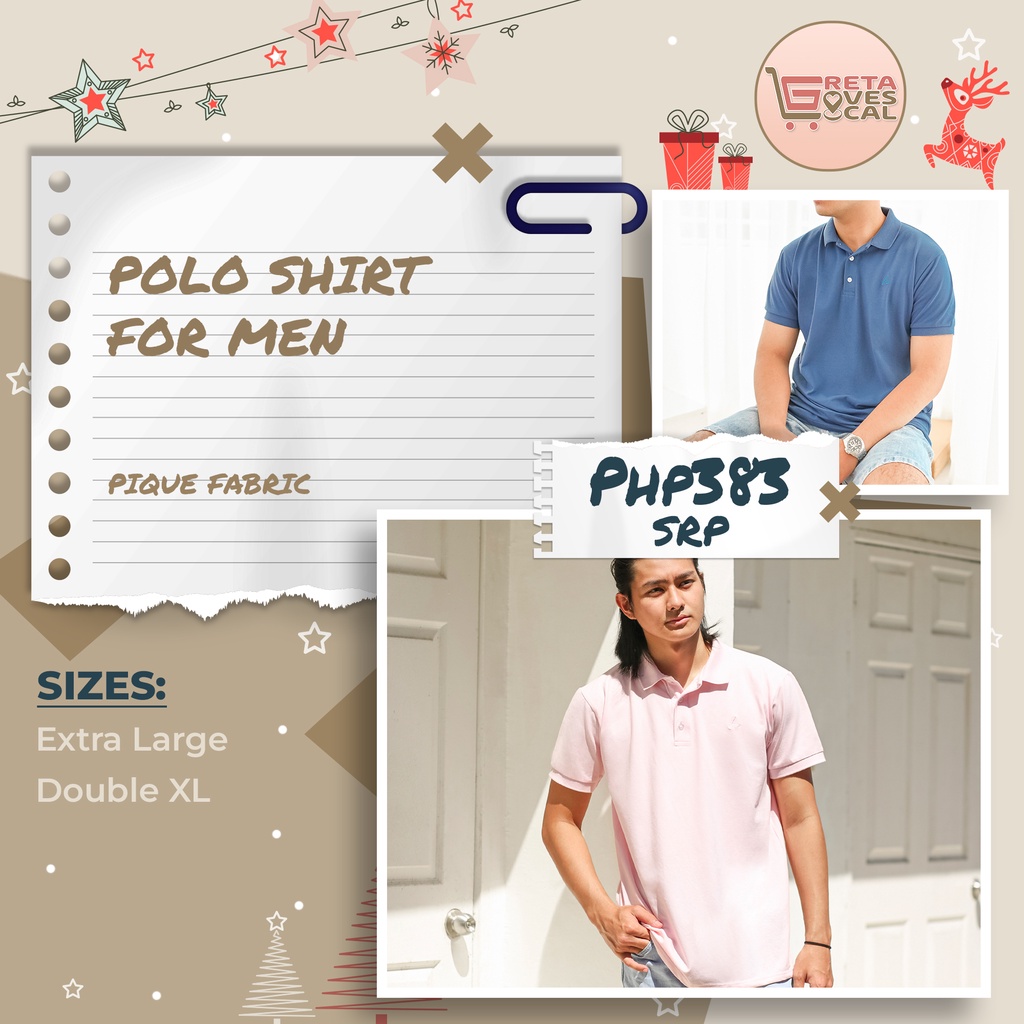 HTP Basics Polo Shirt for Men | Shopee Philippines