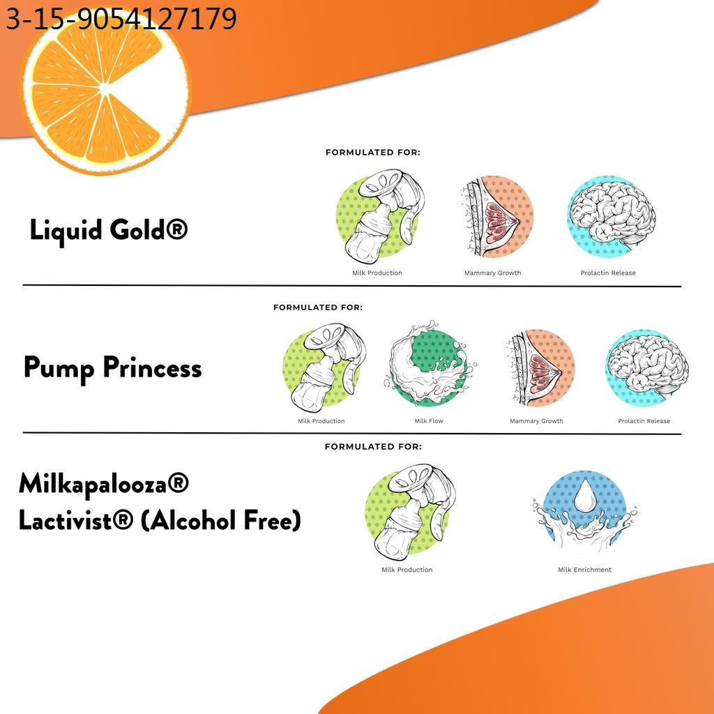 salveo Legendairy Milk Breastmilk Supplement Liquid Gold / Pump Princess / Milkapalooza / Lactivist