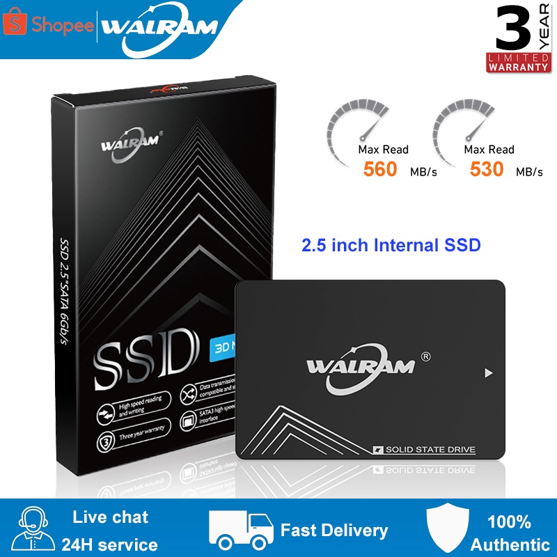 Walram SSD 120Gb 128Gb 240Gb 256Gb 500Gb 512Gb 1Tb SataIII Hard Drive ...