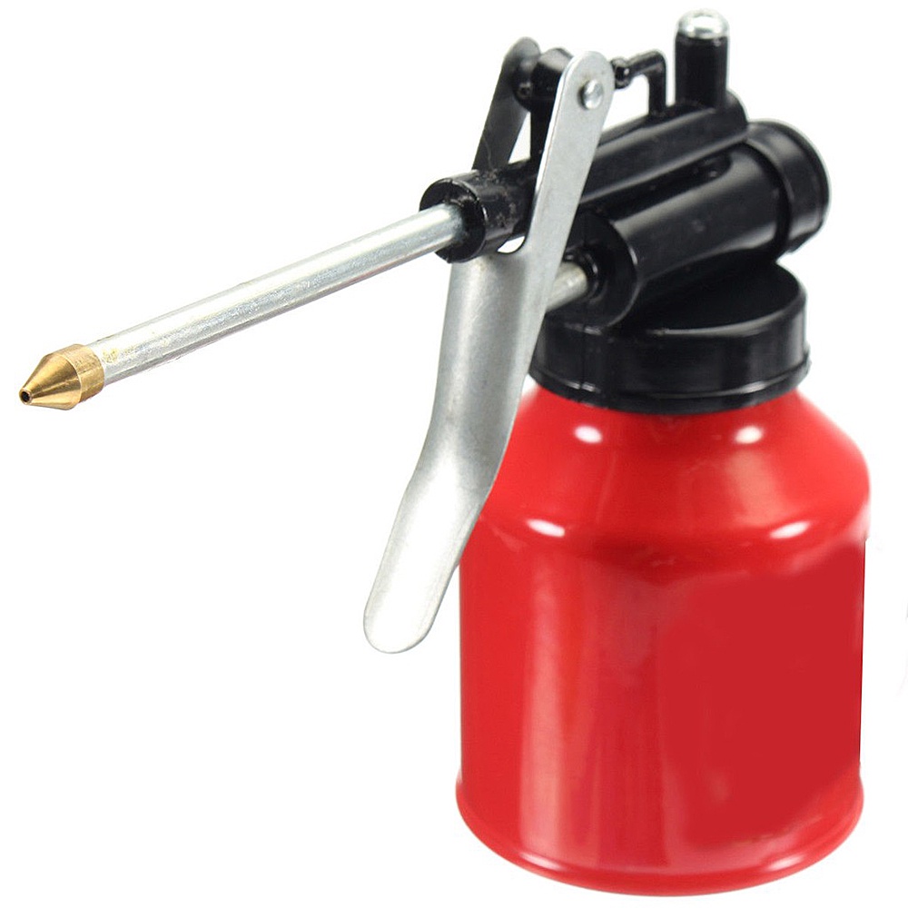 250ml Paint Spray Gun Oil Pump Cans Oiler Hose Grease Machine For
