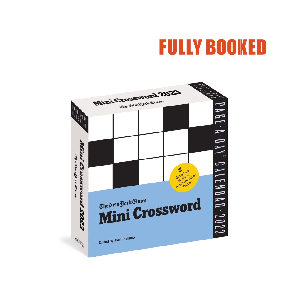 PageADay Calendar for 2023 The New York Times Mini Crossword (Desk