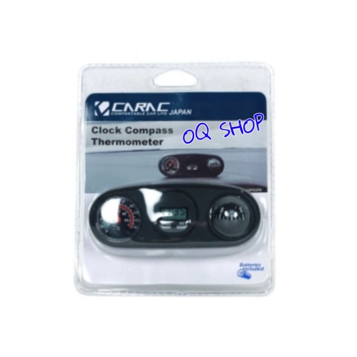 Carac Compass Carac Car With Thermometer And Clock Compass