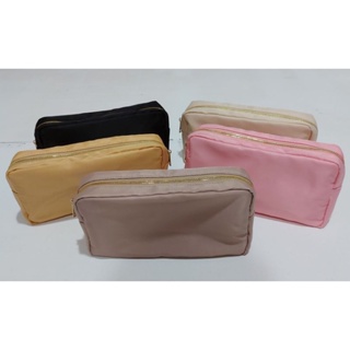 Nylon Cosmetic Make up Pouch bag with zipper