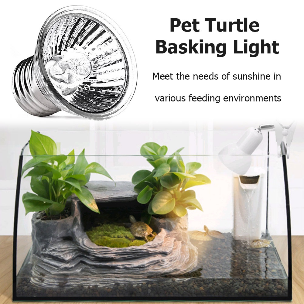 Reptile Lamp Pet Amphibians Lizards Heating Bulb Turtle Basking UVA