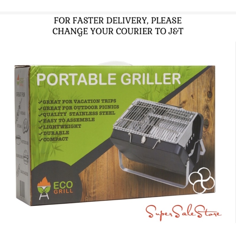 Eco Grill Medium Portable Griller Shopee Philippines