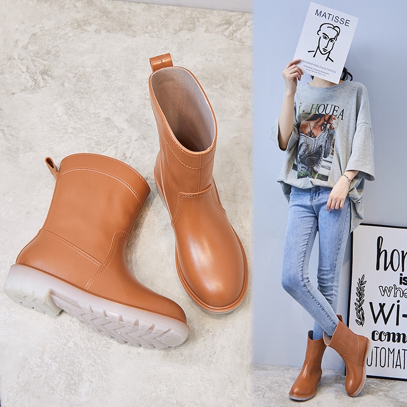 slip on rain boots womens