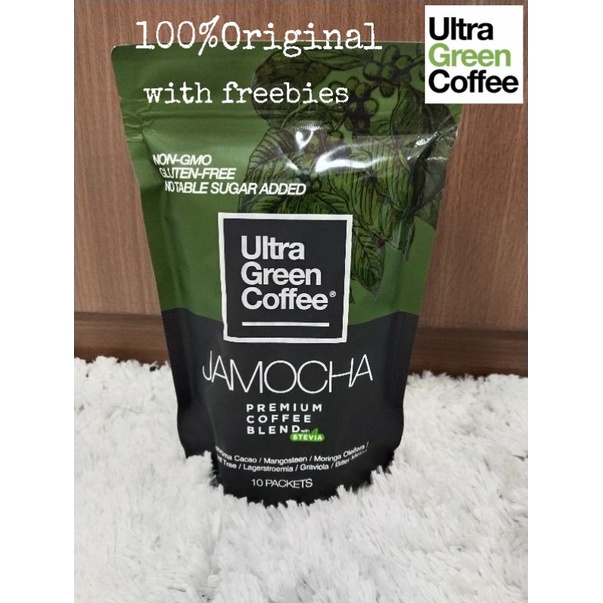 Ultra Green Coffee JAMOCHA 10 packets 100 legit Shopee Philippines
