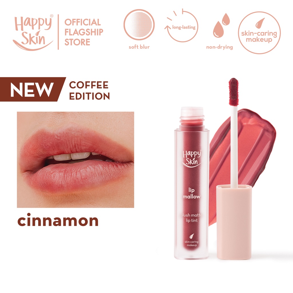 Happy Skin Lip Mallow Coffee Tint in Cinnamon Shopee Philippines