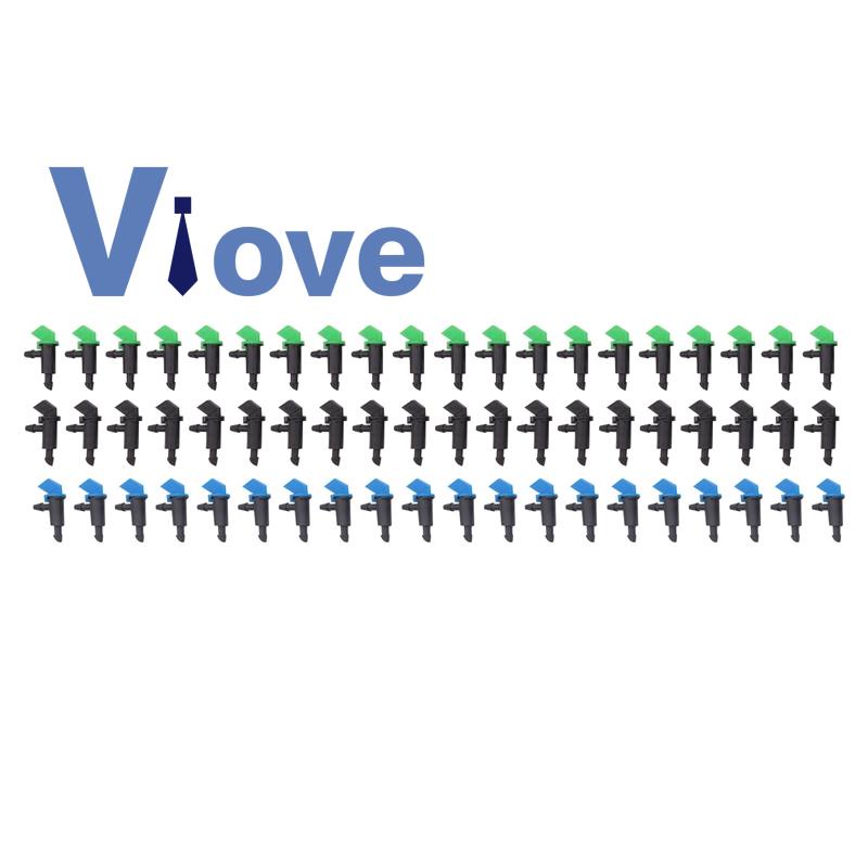 60 Pieces Drip Emitter Garden Flag Irrigation Dripper in 3 Sizes, Trees