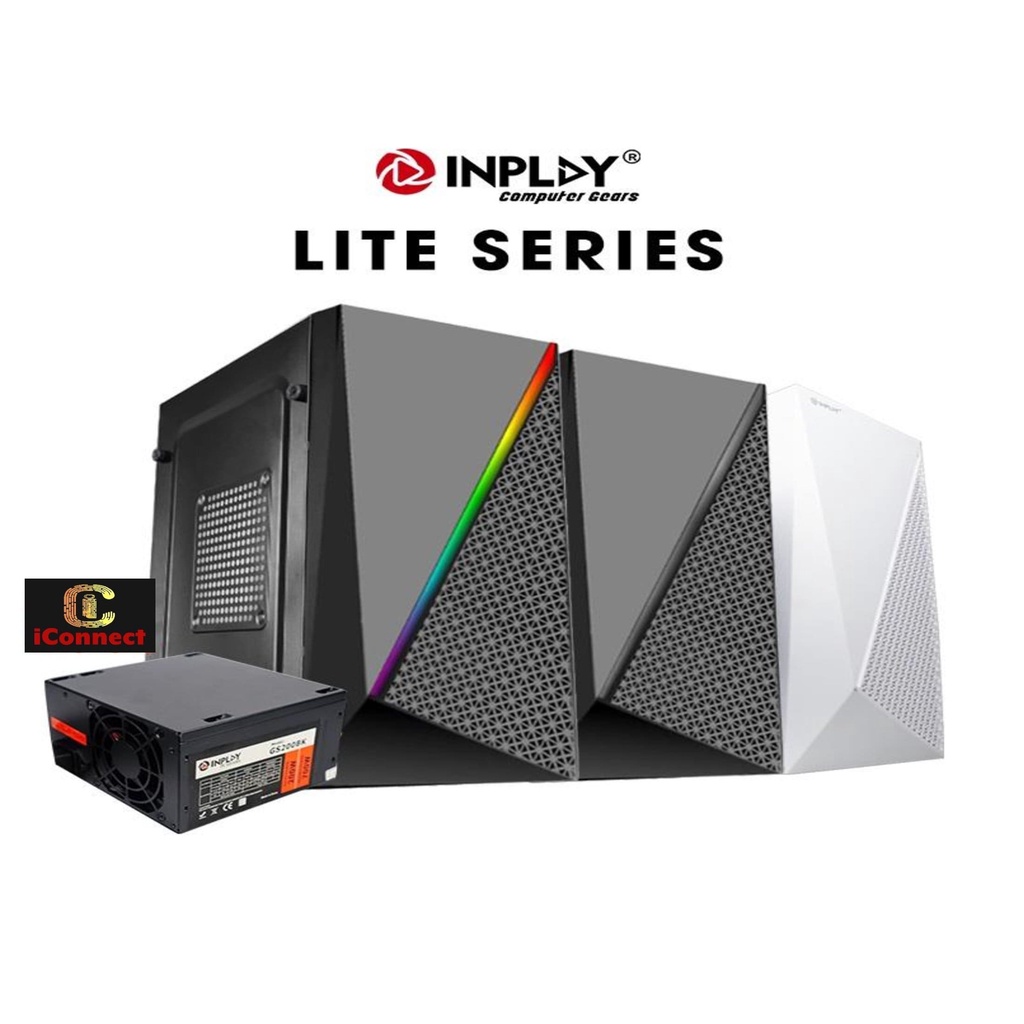 INPLAY LITE X6 PC CASE+PSU GS200BK Shopee Philippines