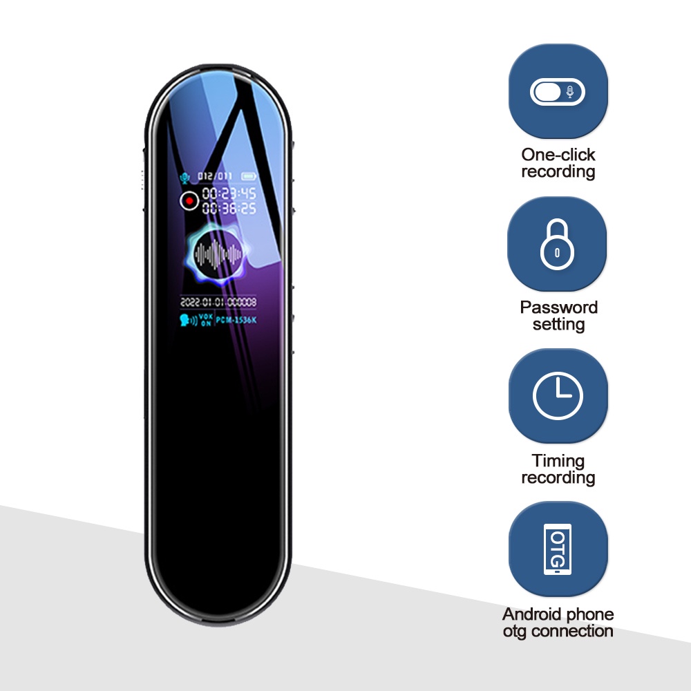 STTWUNAKE Voice Activated Recorder Digital Recording Device Professional Recorder Voice Audio