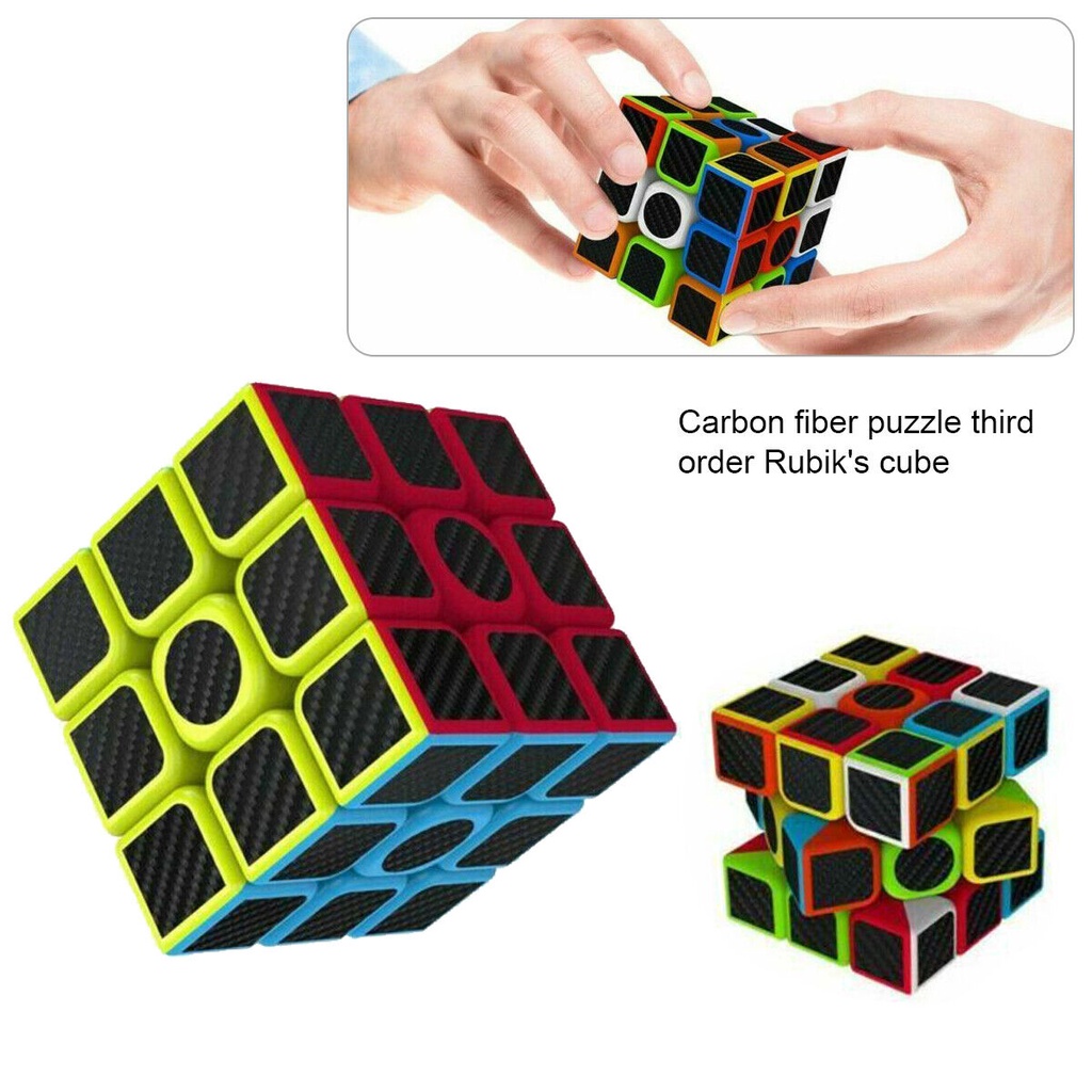 New Classic 3*3*3 Puzzle Cube Toy Brain Fidget Mind Game Solve Fast