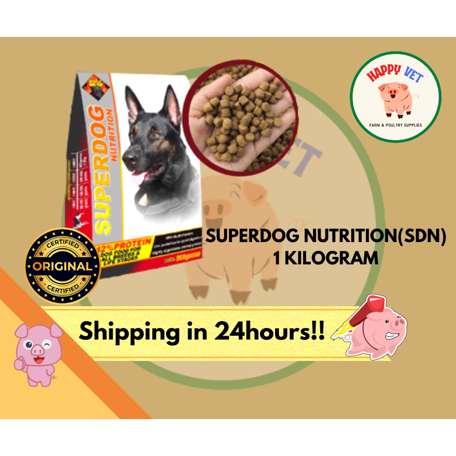 1 kilo SDN dog food original SDN SuperDog Nutrition by Manalo K9
