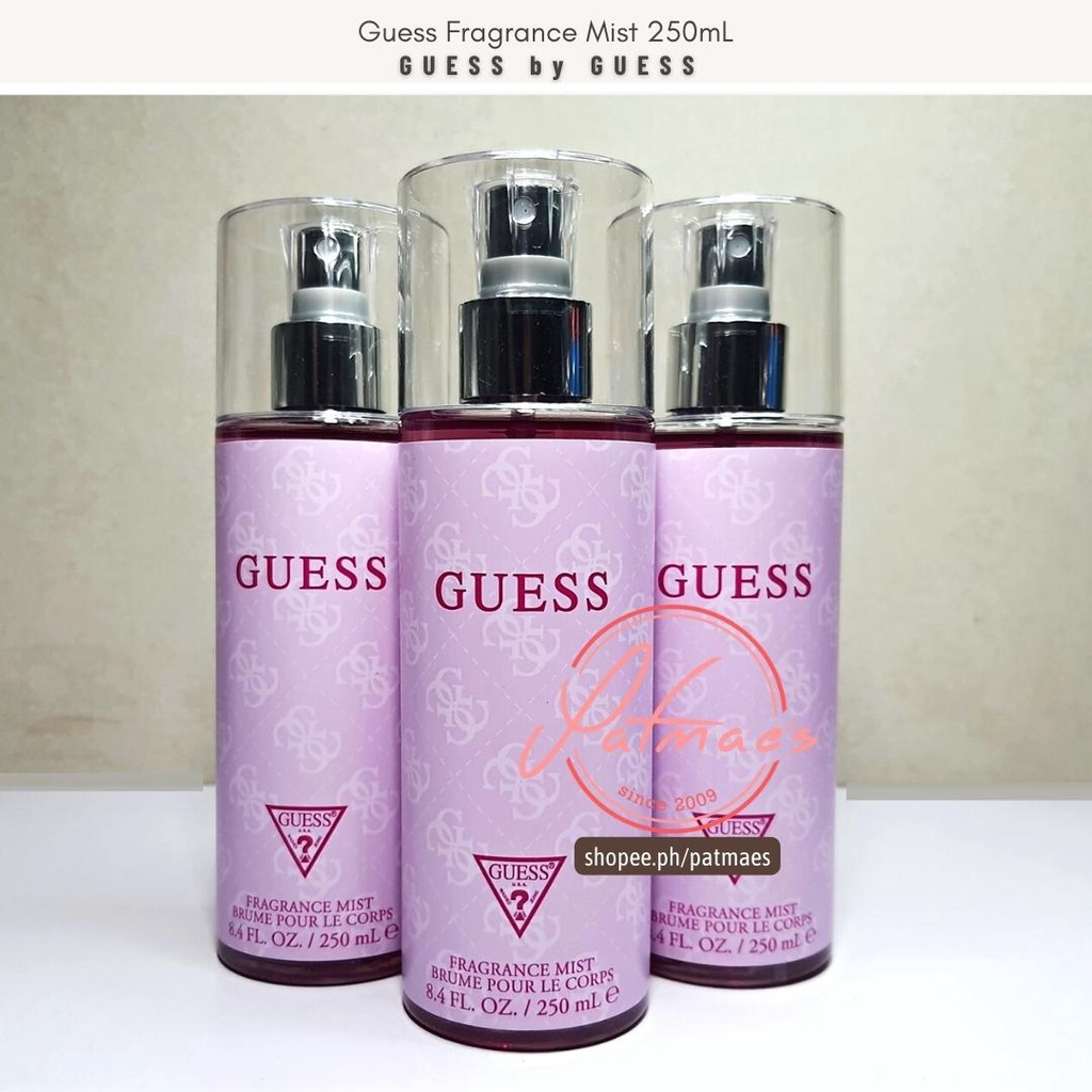 Guess by Guess Pink Fragrance Mist 250mL (sold each) Shopee Philippines