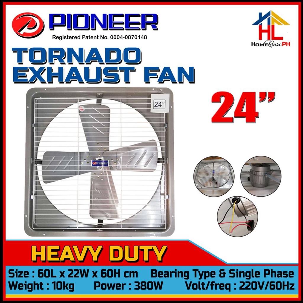 Pioneer Tornado Exhaust Fan 24" Shopee Philippines
