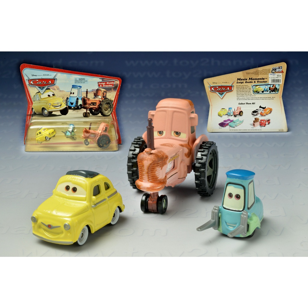 No.2120 Diecast Model Car MattelLuigi Guido and Tractor (Diecast From