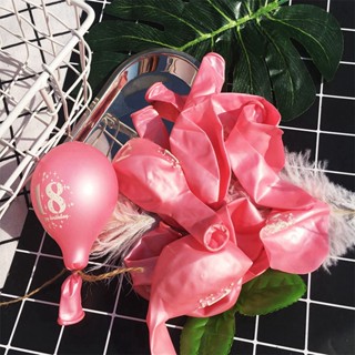 ㍿◊ALISONDZ 10PCS Balloons Adult Party Supplies 18th Happy Birthday Gold 12inch 18 Years Old Printed #2
