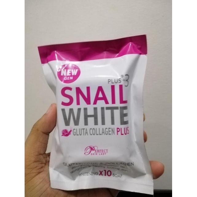 Promo Price (1 pc 80g) Snail White Gluta Collagen Plus Soap