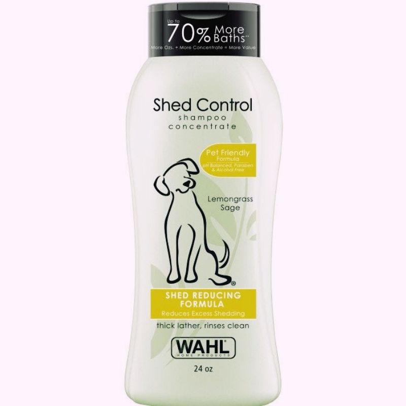 WAHL SHED CONTROL/REDUCING FORMULA PET SHAMPOO CONCENTRATE 24 OZ