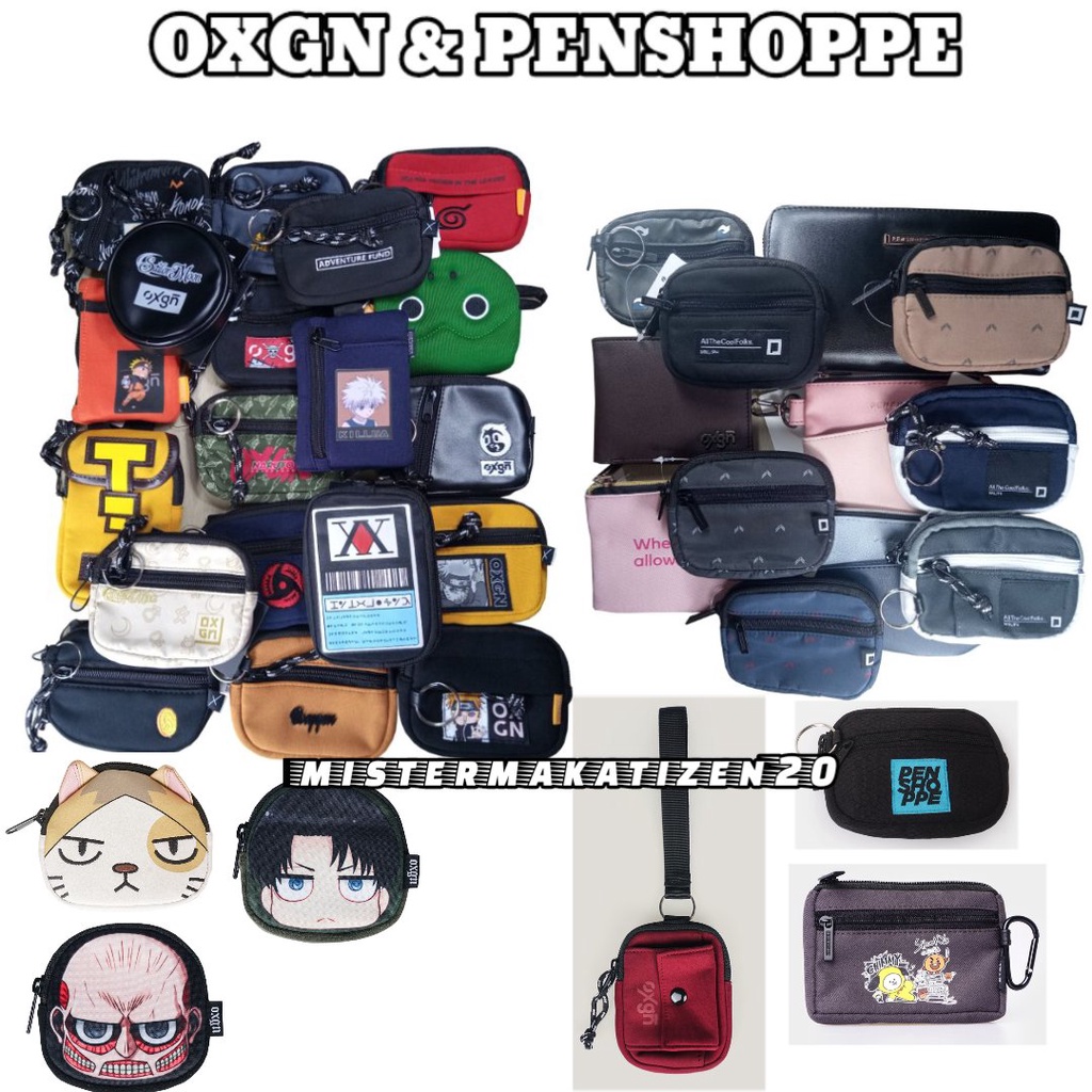 Oxgn Coin Purse Penshoppe Coin Purse OXGN Wallet Penshoppe Wallet Naruto Shippuden HunterxHunter Zee