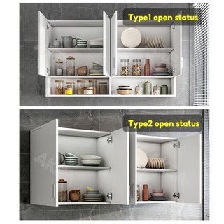 DWVO 5-Tier Mini Fridge Cabinet With Power Outlet - Farmhouse Microwave Stand With Storage Shelves, White