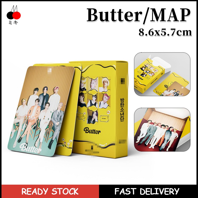 IN STOCK 54Pcs/Set BTS LOMO Card Butter/MAP Coated Paper HD Photo KPop