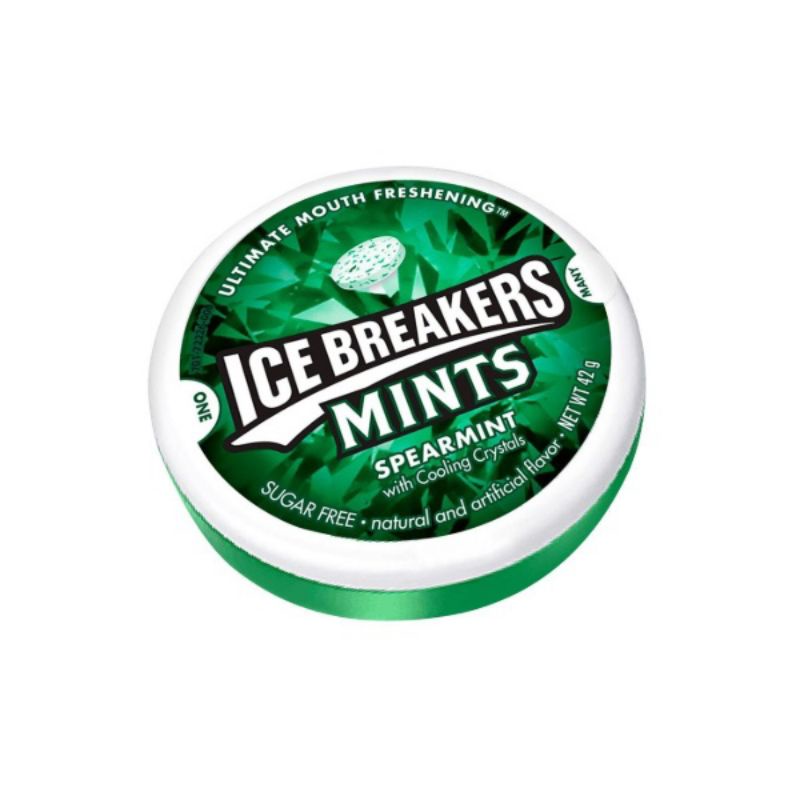 Ice Breakers Spearmint Mints Sugar Free -42g | Shopee Philippines