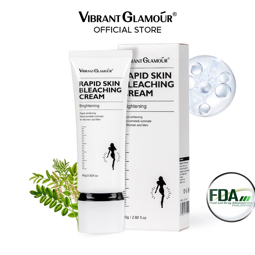 Vibrant Glamour Whitening Cream Rapid Skin Bleaching Cream Moisturizing