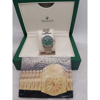 ROLEX OYSTER PERPETUAL NO DATE GREEN DIAL #3