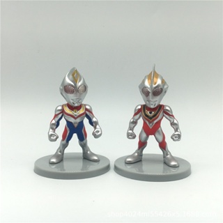 10pcs/lot 5CM Anime Ultraman Figure Toys Jack Tiga Seven Orb Geed Belial Anime Model Toys Gifts #2