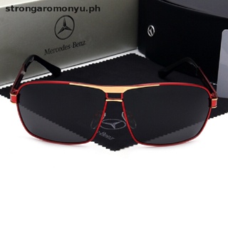 strongaromonyu  Mercedes Benz sunglasses Fashion Men's Polarized Mirror Classic Metal Eyeglasses  PH #2