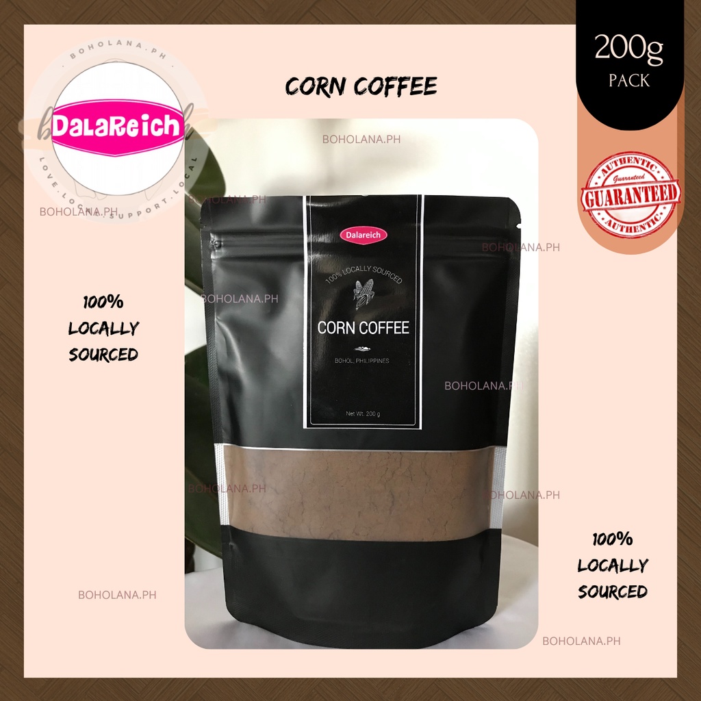 Dalareich Corn Coffee Bohol 200g/ 100% Roasted Corn | Shopee Philippines