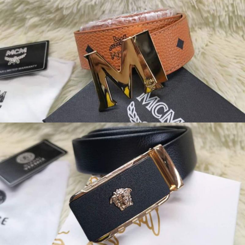 Mcm Versace Belt with box | Shopee Philippines