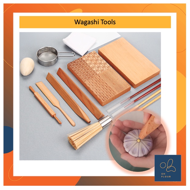 Wagashi Tool Wooden Triangle Board Rod Petal Chop Shopee Philippines