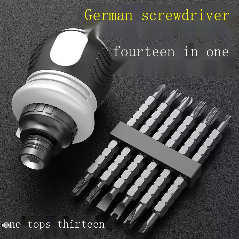 Screwdrivers Germany imported ratchet dualpurpose screwdriver double
