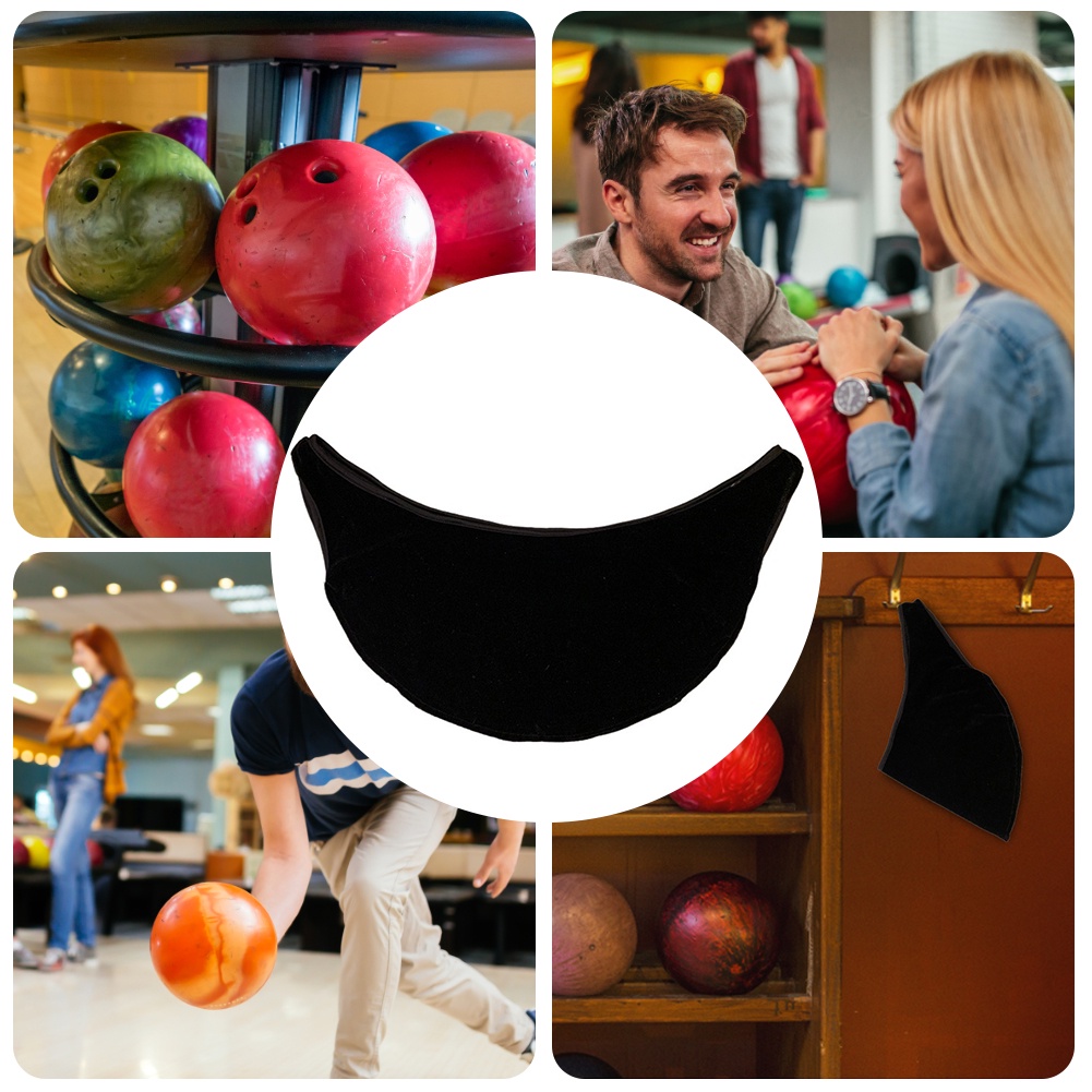 3 In 1 Bowling Ball Cleaning Bag Polyester Bowling Ball Cleaning Towel