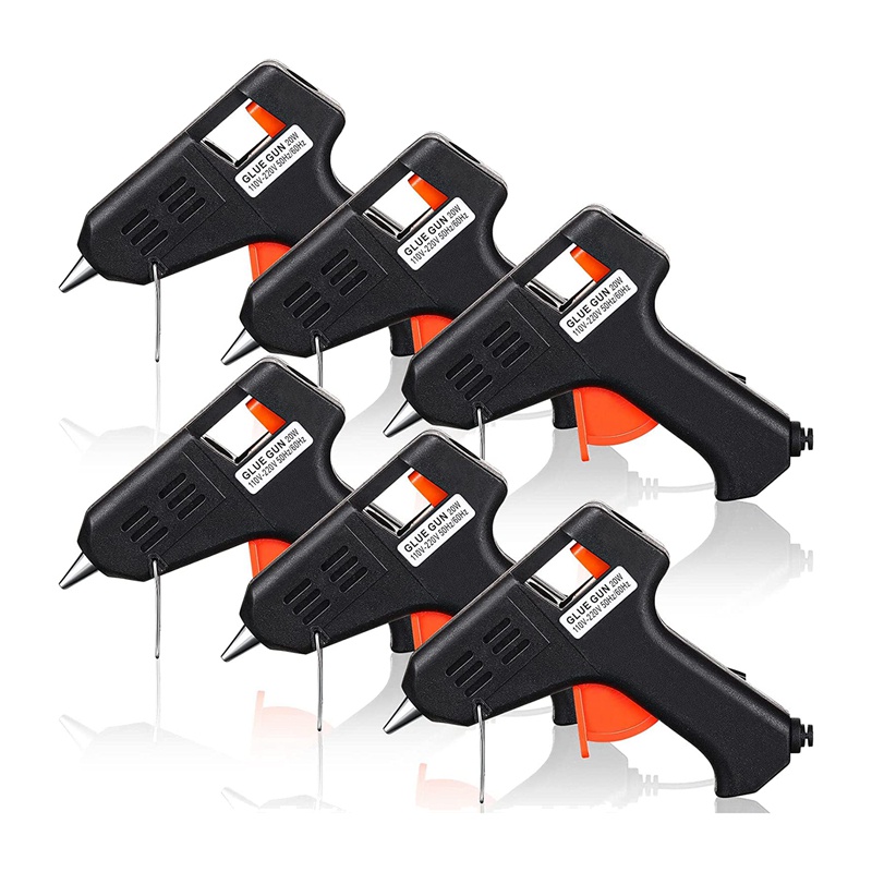 6 Pcs Mini Hot GlueGun For Class Project, Small GlueGun For School
