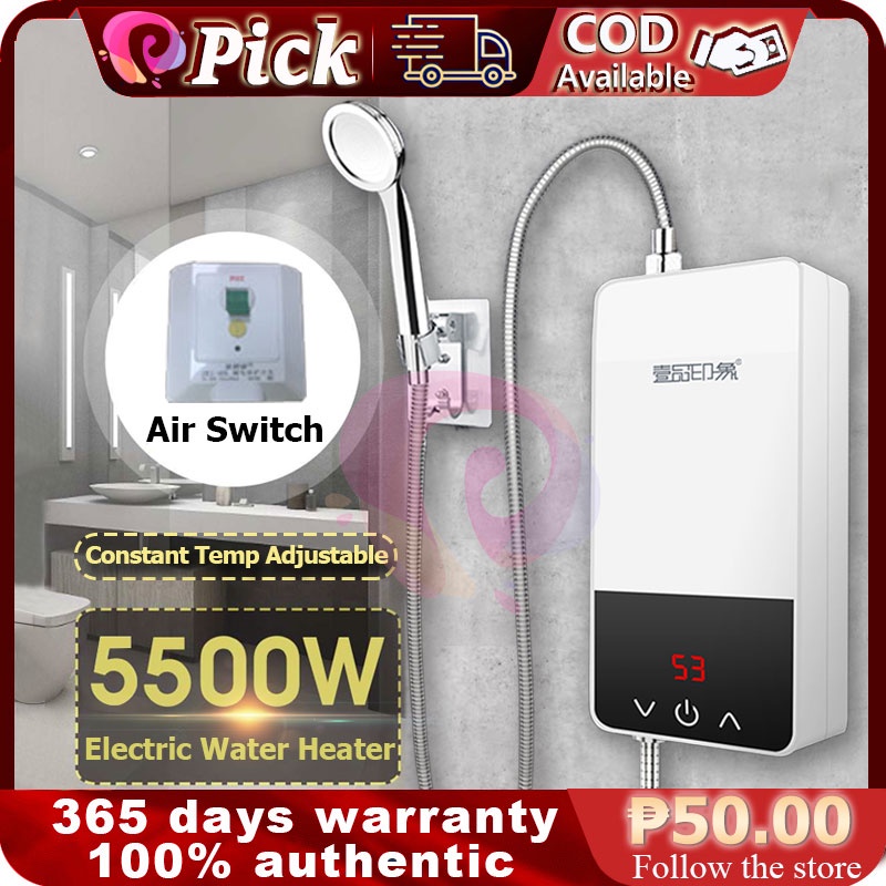 Ac Highquality instant electric water heater 5500W power 3 seconds to produce hot water