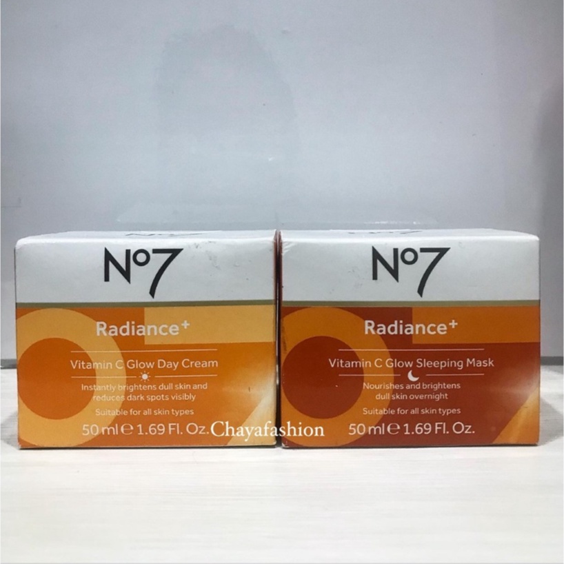 ! No7 Radiance Plus Vitamin C Glow Day Cream/Sleeping Mask 50 Ml