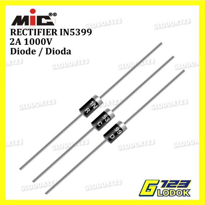 1n5399 1N5399 1N IN 5399 2A 1000V DIP MIC IN5399 Rectifier Diode Diode Shopee Philippines