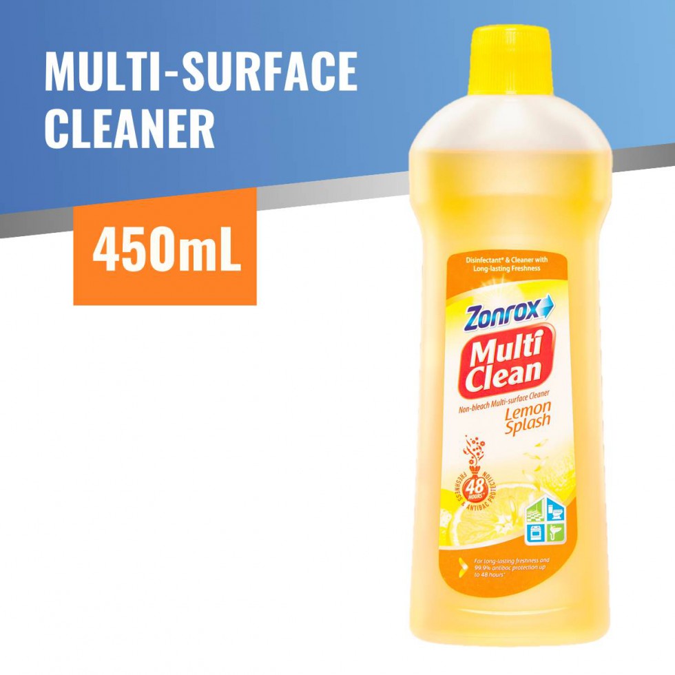 Zonrox Multi Surface Cleaner Lemon Splash 450ml Shopee Philippines